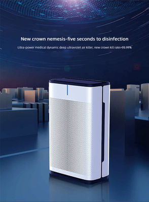 침실을 위한 먼지 고약한 냄새 UVC LED 공기 정제 장치 29 DB (데시벨) 최고 고요한 수면 방식을 제거하세요